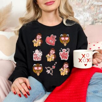 Beauty and the Beast Disney Princess Belle Valentine's Day Shirt, Disney Princess Girls Trip Tee