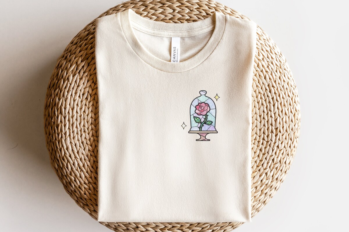 Beauty and the Beast Enchanted Rose Shirt, Disney World Shirt
