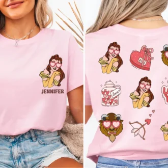 Beauty and the Beast Honeymoon Shirts for Couples – Disney Valentine’s Day Tees for Him & Her