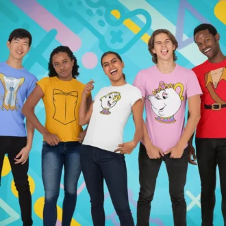Matching Beauty and the Beast Character Shirts for Halloween, Disney Costume Outfits