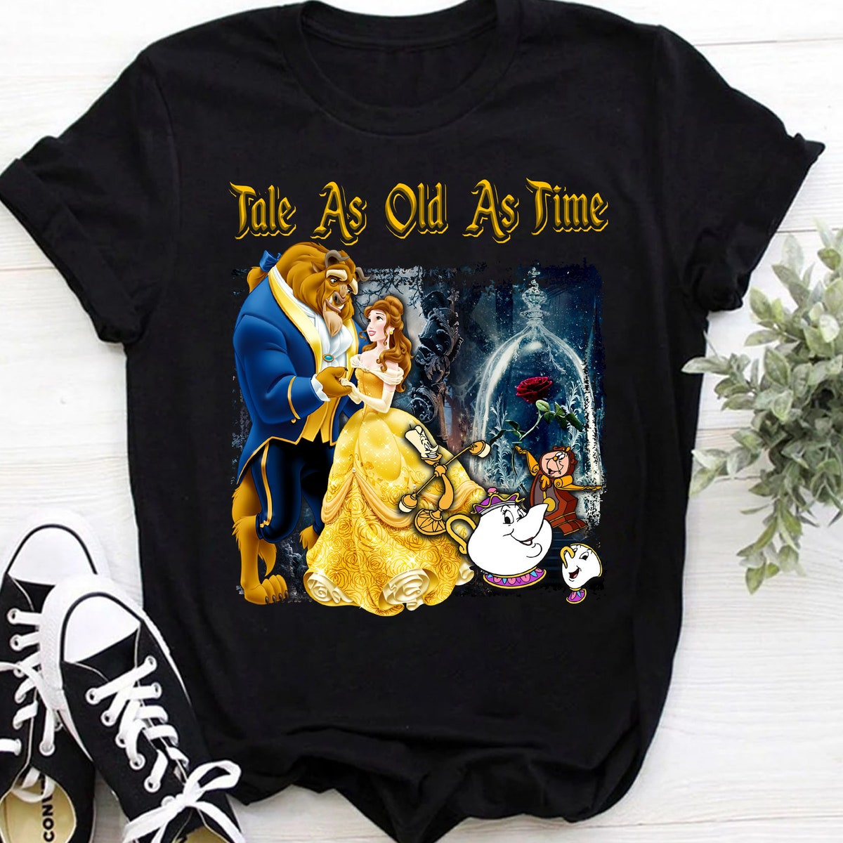 Tale as Old as Time Disney Shirt, Matching Beauty and the Beast Couple Shirts for Valentine's Day