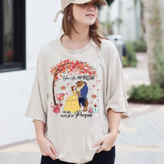 You are my person couple shirts, Matching Beauty and the Beast shirts for Valentine's Day