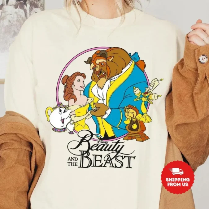 Beauty And The Beast Tale As Old As Time Shirt, Disney Belle Princess Tee