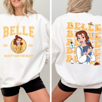 Disney Beauty And The Beast Couple Matching Shirts, Disney Est. 1991 Graphic Tee