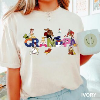 Disney Beauty And The Beast Family Matching Shirts, Personalized Belle & Beast Shirts For Family