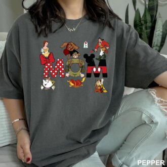 Disney Beauty And The Beast Family Matching Shirts, Personalized Belle & Beast Shirts For Family