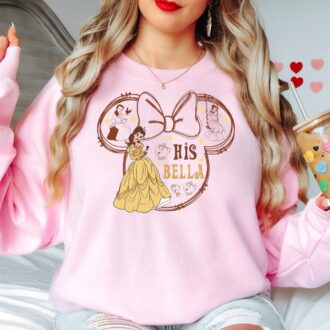 Disney Belle & Beast Valentine's Day Couple Shirts For Wdw Vacation 2025