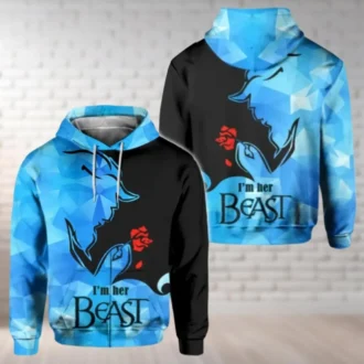 His And Hers Beauty And The Beast Shirts, Matching Couple Hoodies For Valentine's Day