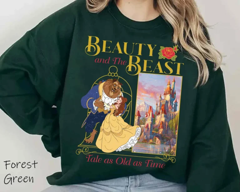 Matching Beauty And The Beast Shirts For Family Trip, Tale As Old As Time T-shirt