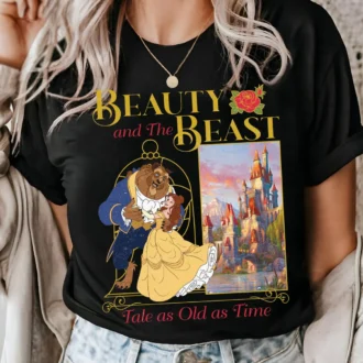 Matching Beauty And The Beast Shirts For Family Trip, Tale As Old As Time T-shirt