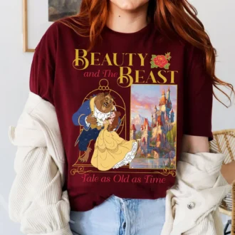 Matching Beauty And The Beast Shirts For Family Trip, Tale As Old As Time T-shirt