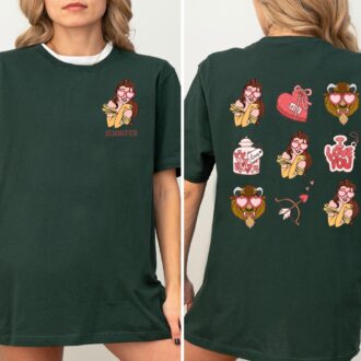 Beauty and the Beast Honeymoon Shirts for Couples – Disney Valentine’s Day Tees for Him & Her