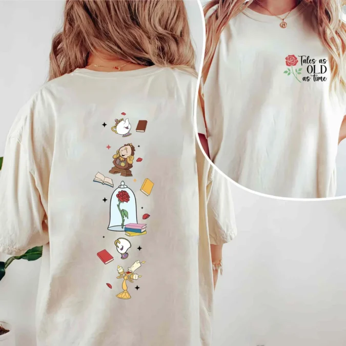 Beauty and the Beast Disneyland Vacation T-shirt, Tales as Old as Time Design