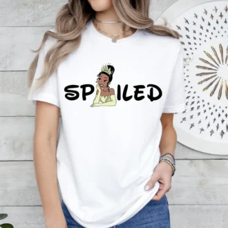 Disney Spoiled and Broke T-Shirt – Aurora, Philip, Mickey, Minnie, Belle, Beast Characters