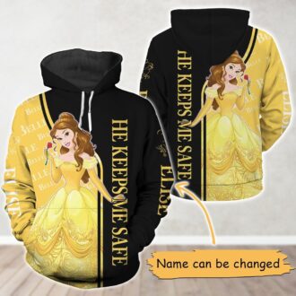 Valentine's Beauty and the Beast Couple Hoodie, Wild and Safe Couple Shirt