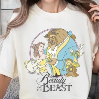 Vintage Beauty and the Beast Belle Tee, Perfect Birthday or Disney Trip Gift