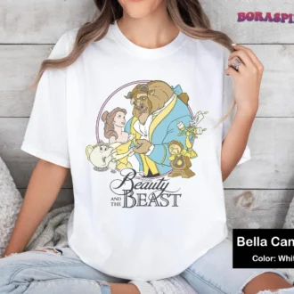 Vintage Beauty and the Beast Belle Tee, Perfect Birthday or Disney Trip Gift