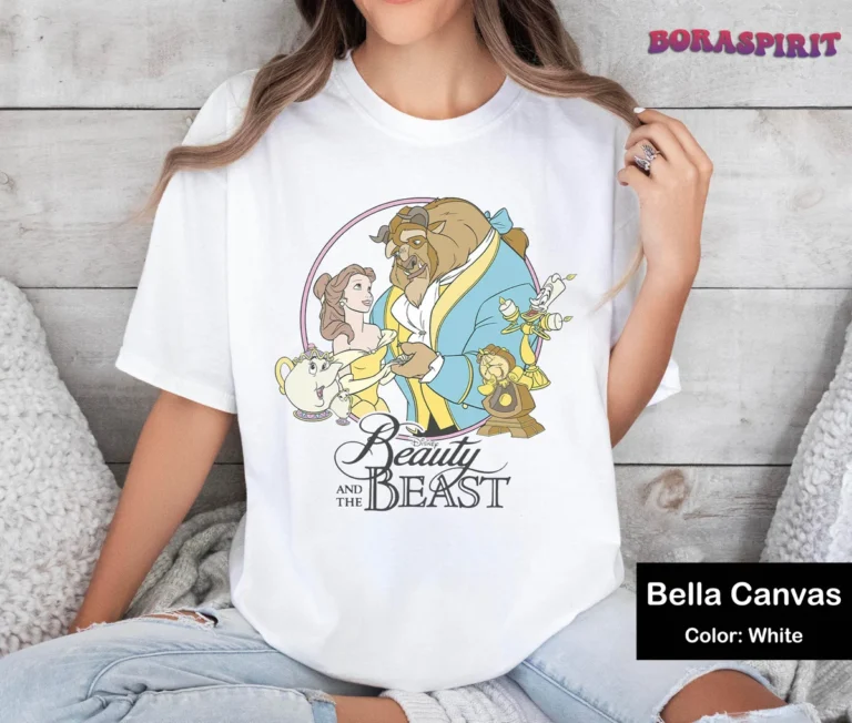 Vintage Beauty and the Beast Belle Tee, Perfect Birthday or Disney Trip Gift