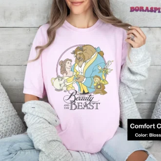 Vintage Beauty and the Beast Belle Tee, Perfect Birthday or Disney Trip Gift