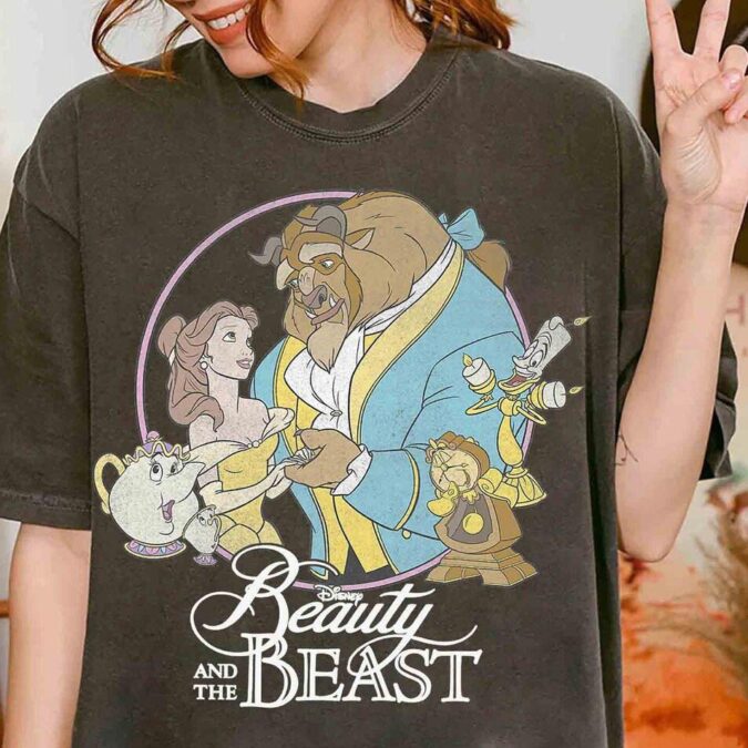 Vintage Disney Beauty and the Beast Belle Princess Shirt, Tale as Old as Time Family Trip T-shirt