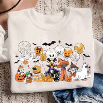 Disney Dog Halloween Shirt, Family Matching Shirts with Lady and the Tramp, Bolt, Slinky, Pongo & Perdita