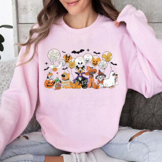 Disney Dog Halloween Shirt, Family Matching Shirts with Lady and the Tramp, Bolt, Slinky, Pongo & Perdita