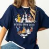 Disney Life is Better with Dogs Shirt – Pluto, Dalmatians & Lady and The Tramp Family Matching Tee