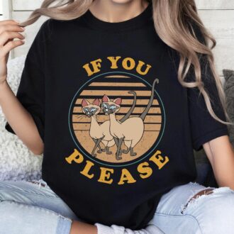 Disney Retro Si and Am If You Please Shirt, Lady and the Tramp Family Matching Tee