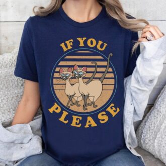 Disney Retro Si and Am If You Please Shirt, Lady and the Tramp Family Matching Tee