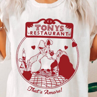 Lady and The Tramp Better Together Shirt, Couple Matching Shirts for Him and Her