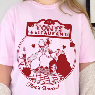 Lady and The Tramp Better Together Shirt, Couple Matching Shirts for Him and Her