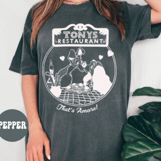 Lady and The Tramp Better Together Shirt, Couple Matching Shirts for Him and Her