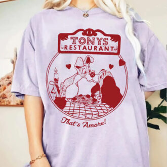 Lady and The Tramp Better Together Shirt, Couple Matching Shirts for Him and Her