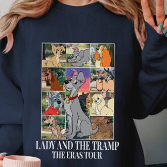 Lady and the Tramp Eras Tour Shirt, Animal Kingdom & Magic Kingdom Dog Lovers Sweatshirt