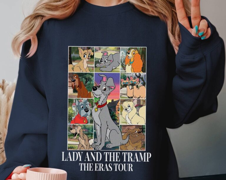 Lady and the Tramp Eras Tour Shirt, Animal Kingdom & Magic Kingdom Dog Lovers Sweatshirt