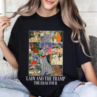 Lady and the Tramp Eras Tour Shirt, Animal Kingdom & Magic Kingdom Dog Lovers Sweatshirt