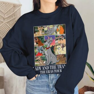Lady and the Tramp Eras Tour Shirt, Animal Kingdom & Magic Kingdom Dog Lovers Sweatshirt