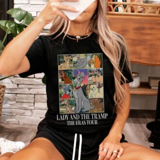Lady and the Tramp Eras Tour Shirt, Animal Kingdom & Magic Kingdom Dog Lovers Sweatshirt