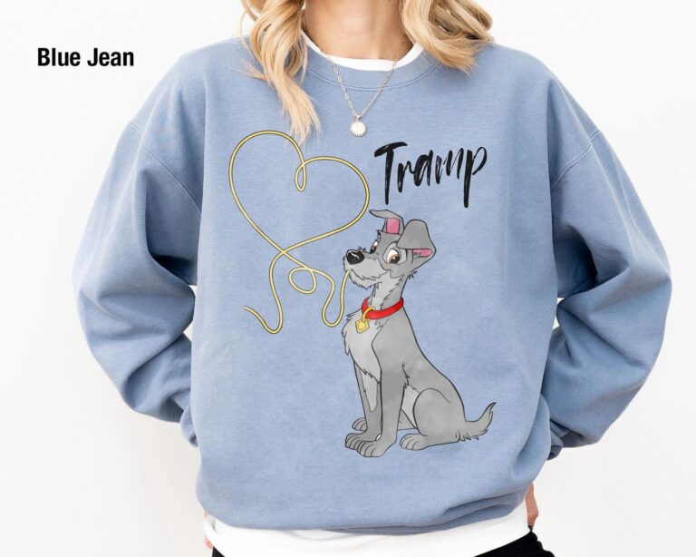 Lady and the Tramp Spaghetti Shirt, Matching Couples Gift, Wedding Anniversary for Him & Her