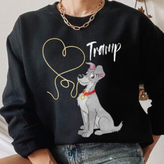 Lady and the Tramp Spaghetti Shirt, Matching Couples Gift, Wedding Anniversary for Him & Her