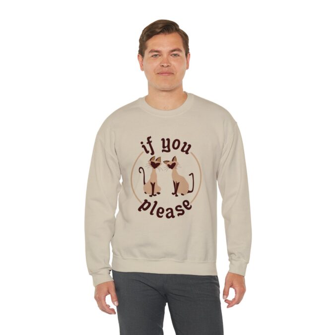 Lady and the Tramp Sweatshirt, If You Please Long Sleeve Shirt, Si and Am Cat Outfit for Holiday Trip