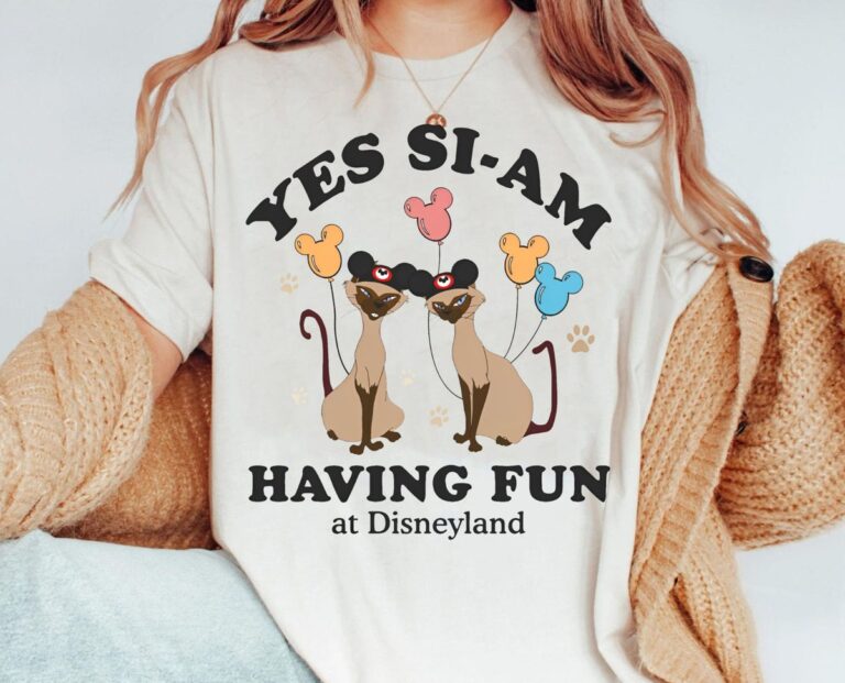 Vintage Lady and the Tramp Villains Shirt, Fun Yes Si Am Disneyland T-Shirt, Disney Friends Birthday Tee