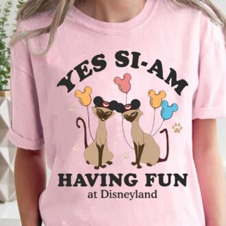 Vintage Lady and the Tramp Villains Shirt, Fun Yes Si Am Disneyland T-Shirt, Disney Friends Birthday Tee