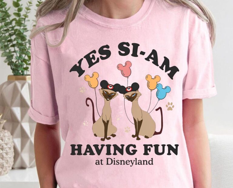 Vintage Lady and the Tramp Villains Shirt, Fun Yes Si Am Disneyland T-Shirt, Disney Friends Birthday Tee