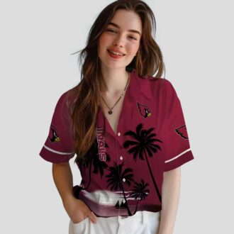 Arizona Cardinals Beach Sunset Hawaiian Shirt for Summer, NFL Team Apparel