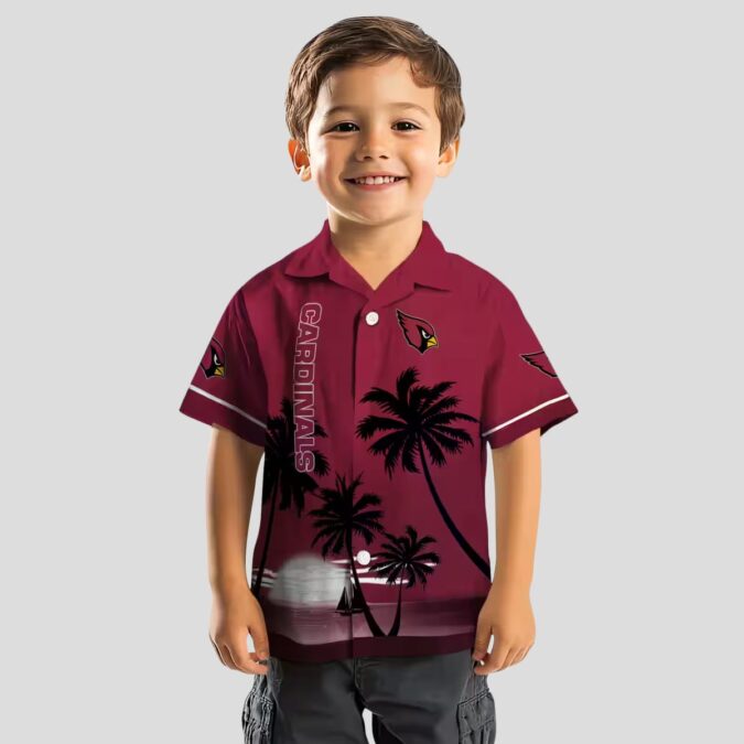 Arizona Cardinals Beach Sunset Hawaiian Shirt for Summer, NFL Team Apparel