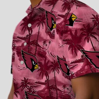 Men's Arizona Cardinals Red Hawaiian Shirt - Coastal Palms