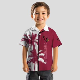 Arizona Cardinals Palm Trees Red White Hawaiian Shirt for Men & Women