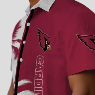 Arizona Cardinals Palm Trees Red White Hawaiian Shirt for Men & Women
