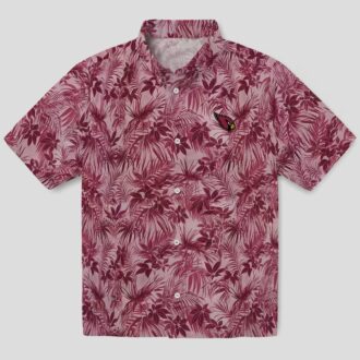 Arizona Cardinals Red Leafy Hawaiian Shirt for Men & Women
